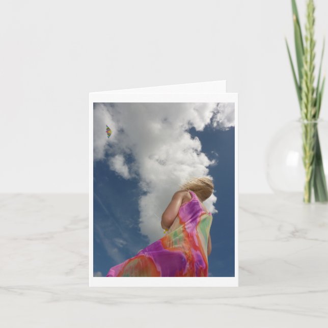 Cartão Vôo do papagaio (Frente)