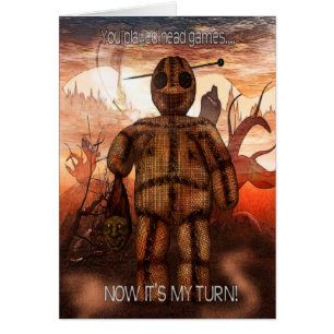 Cartão Voodoo-ing 1" VAZIO dos jogos principais"