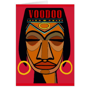 Cartão Voodoo Priestess
