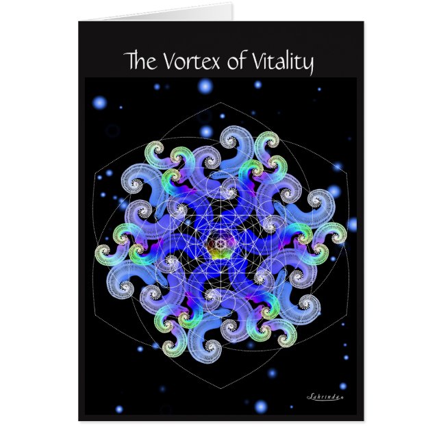 Cartão Vórtice da Vitalidade (Frente)