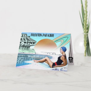 Cartão Vossa Palavras sobre Ficção Científica Saudação