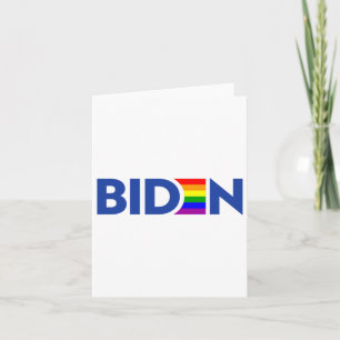 Cartão Votação Joe Biden Presidente Lgbt Lgbtq Gay Lésbic