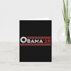 Cartão Votação Pela Mudança Obama 2028 Eleição Presidenci