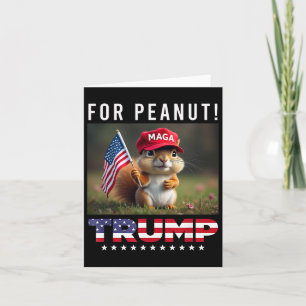 Cartão Votar Trump Para O Amendoim O Trump De Esquilo 202