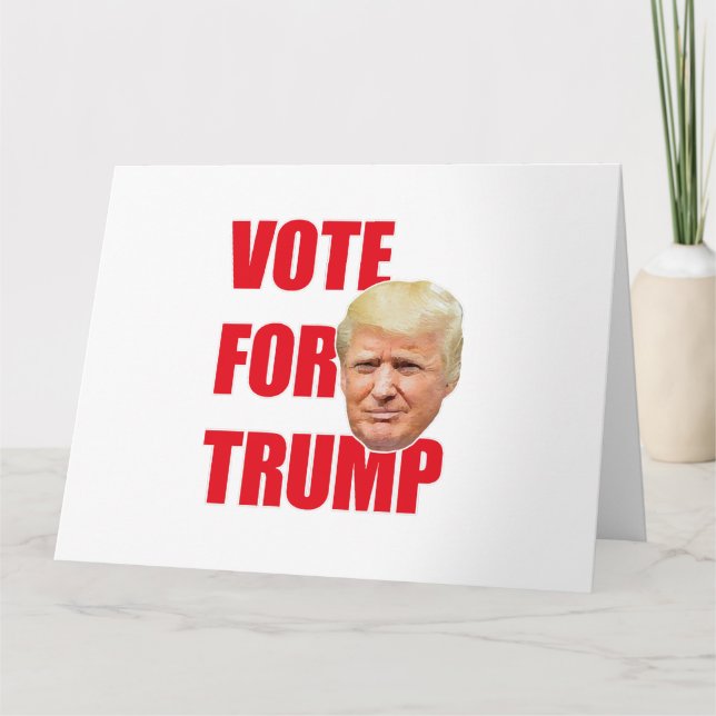 Cartão Vote no trump  (Frente)
