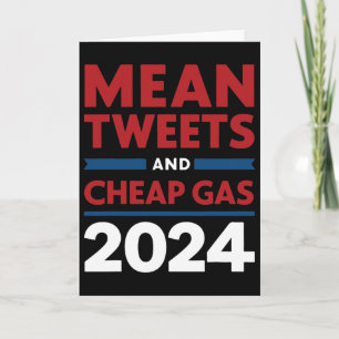 Cartão Vote Tweets Maus E Gas Barato Pró Trump Republican