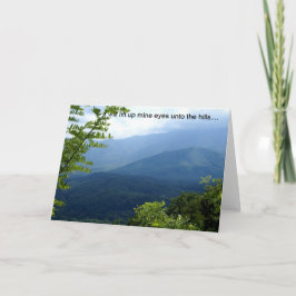 Cartão Vou Levantar Os Meus Olhos