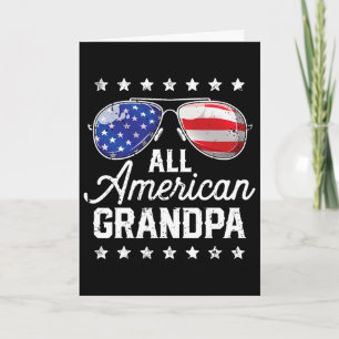 Cartão Vovô Americano Total Dia 4 De Julho Família Combin