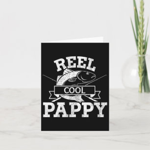 Cartão Vovô De Pesca De Pappy Legal Da Reel Para O Dia de