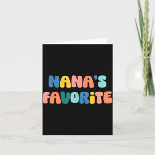 Cartão Vovó Dia das Mães Favorito da Nana Avó