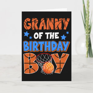 Cartão Vovó Escarlate Da Família Birthday Boy Combate