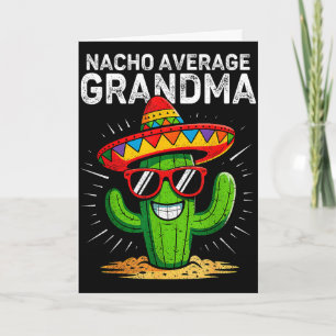 Cartão Vovó não média nacho divertido cinco de maio mexic