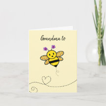 Vovó para Parabéns de Bee em sua feliz notícia
