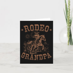 Cartão Vovô Rodeio Caubói Ocidental Família Correspondênc