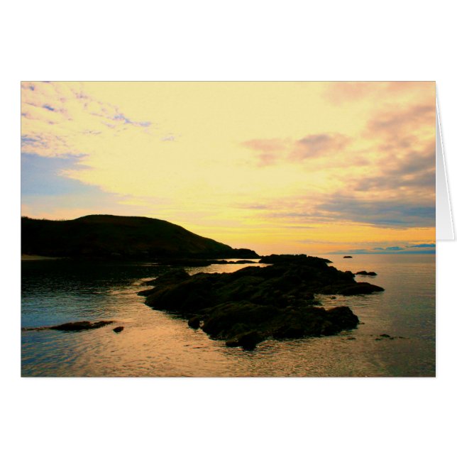 Cartão Vovó, Vazio San Juan Island (Frente Horizontal)