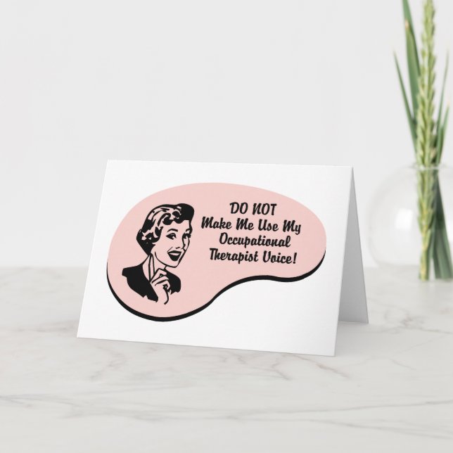 Cartão Voz terapêutica profissional (Frente)