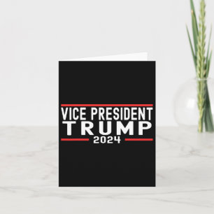 Cartão Vp Trump Funny Biden Election Vp Trump 2024 1