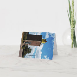 Cartão Vuurtoren voor scheepvaart in Willemstad Nederland