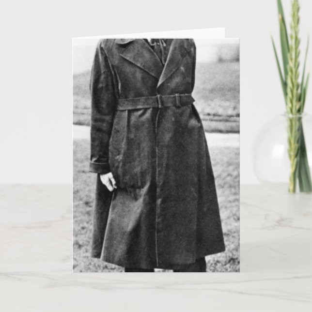 Cartão W.B. Yeats, 1923 (Frente)