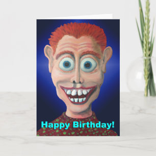 Cartão Wacky Birthday Greeting
