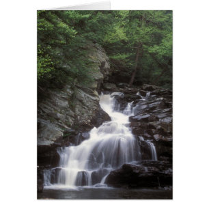 Cartão Waconah cai Berkshires Massachusetts