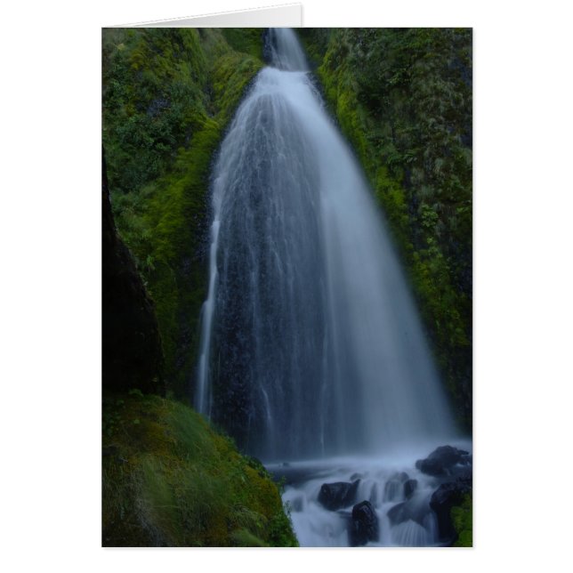 Cartão Wahkeena Falls, Oregon (Frente)