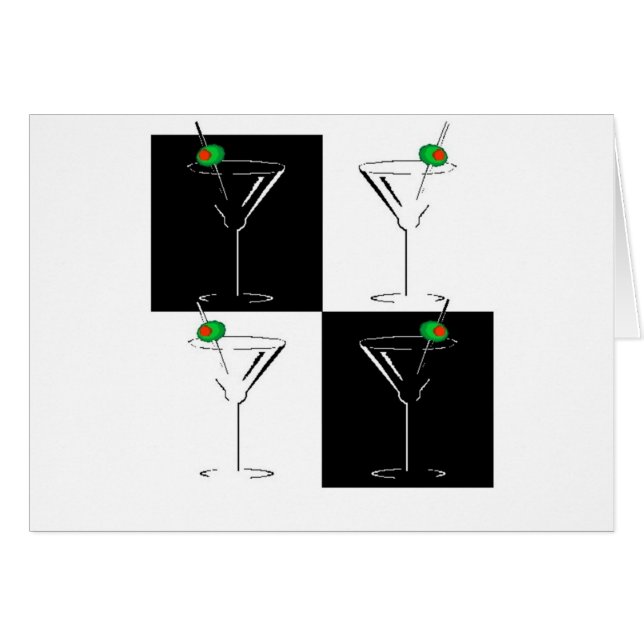 Cartão Wahol Martini (Frente Horizontal)