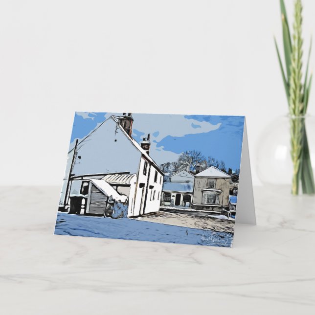 Cartão Wainscoats Cottage, Harthill com Woodall. (Frente)