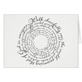 Cartão Walk Cheerly George Fox Cote