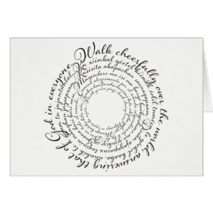 Cartão Walk Cheerly George Fox Cote