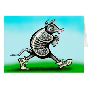 Cartão Walking Dillo