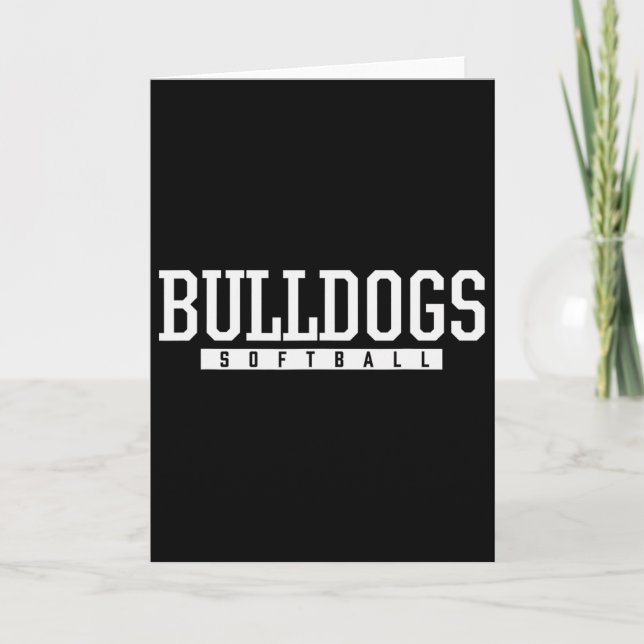 Cartão Waller Bulldogs Softll Hs  (Frente)