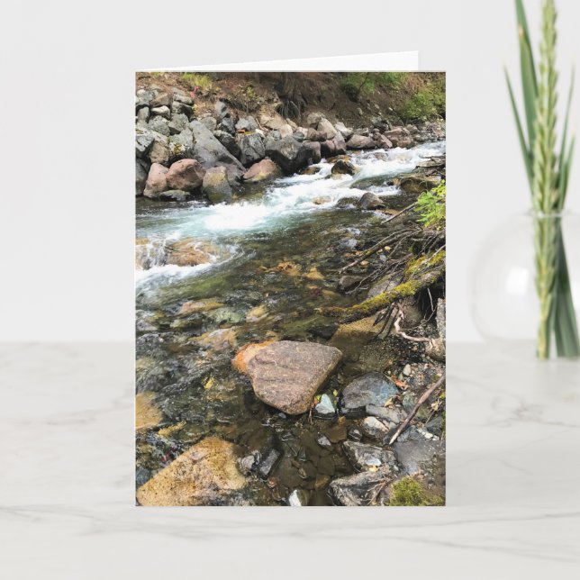 Cartão Wallowa River (Frente)