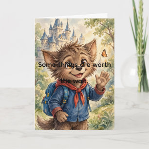 Cartão Wally the Werewolf Worth It — MeekDuke Book