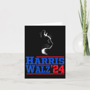 Cartão Waltz 2024 Election Kamala Harris Tim Waltz 2024 4