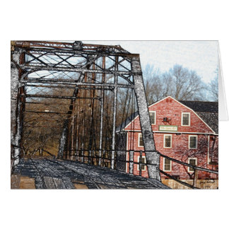 Cartão War Eagle Mill & Bridge