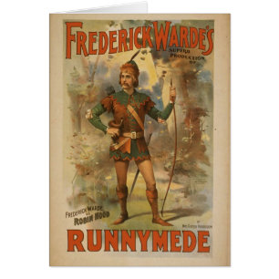 Cartão Warde de Frederick, "Runnyede", Th do vintage de