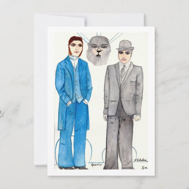 Cartão Warlocks Paper Dols (Frente)