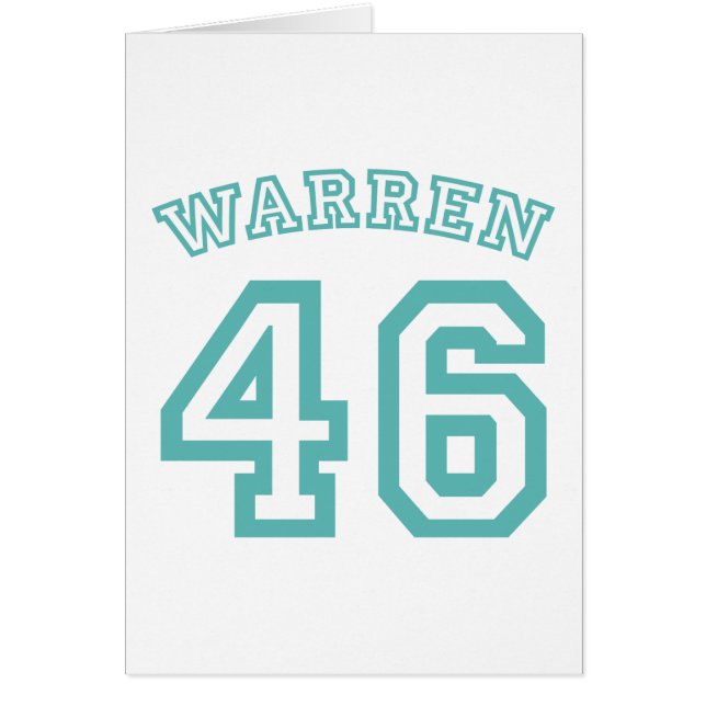 CARTÃO WARREN 46 (Frente)