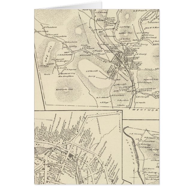 Cartão Warren, Grafton Co (Frente)