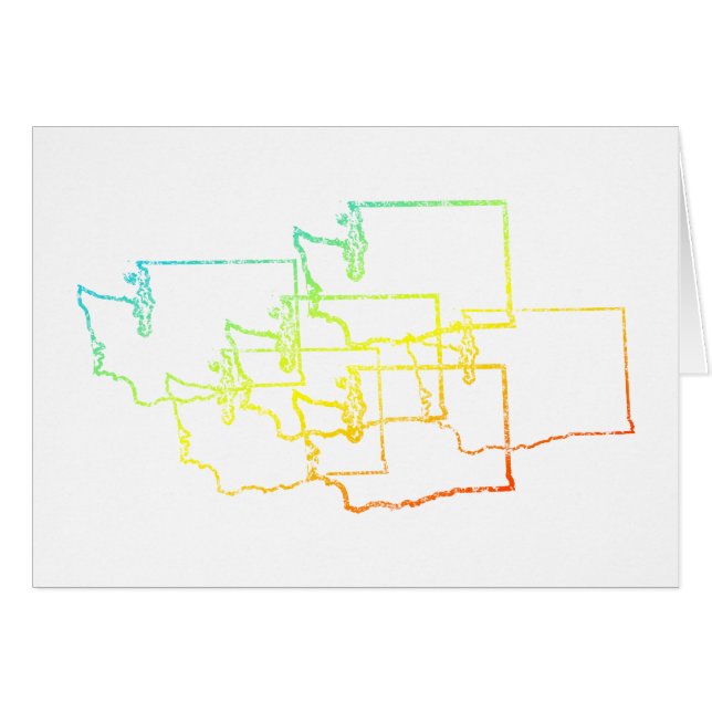 Cartão washington chill blur (Frente Horizontal)