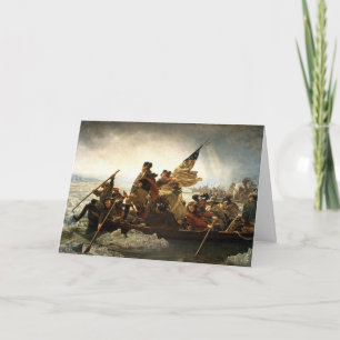 Cartão Washington Crosses The Delaware