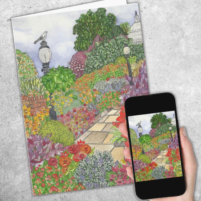 Cartão Washington D.C. Watercolor (Criador carregado)