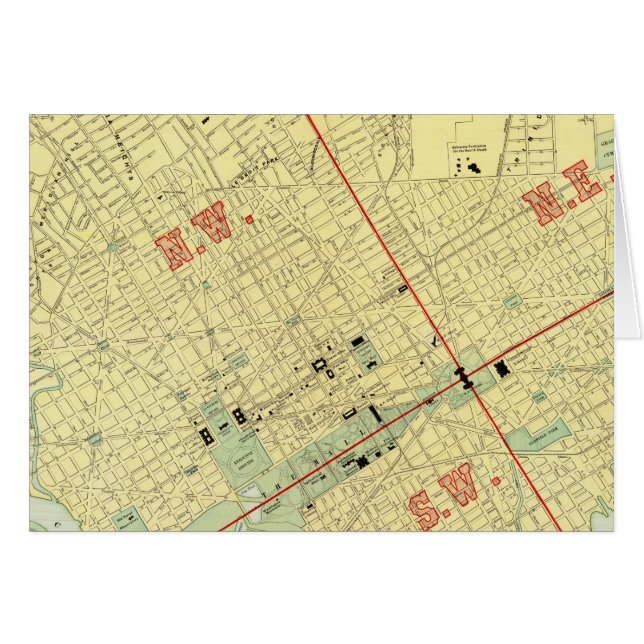 Cartão  Washington, DC (Frente Horizontal)