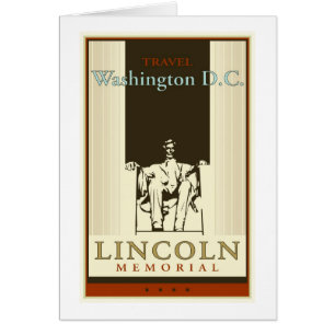 Cartão Washington DC do viagem