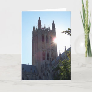 Cartão Washington National Cathedral at Sundown