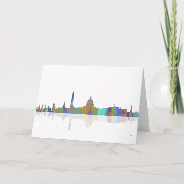 Cartão Washington, skyline da C.C. (Frente)