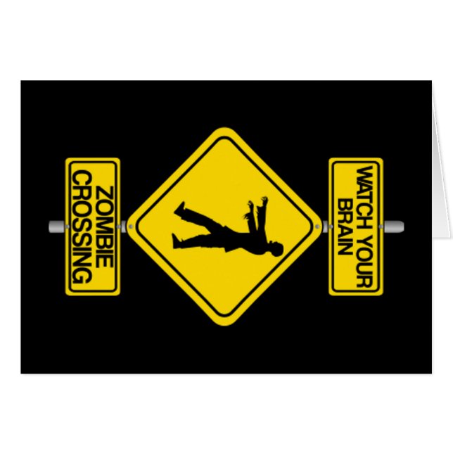 Cartão Watch your brain! (Frente Horizontal)