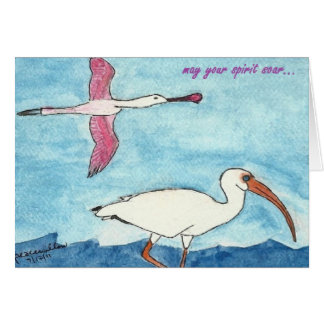 Cartão waterbirds….pelo peacewillow