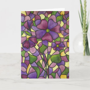 Cartão Watercolor Floral Greeting Card
